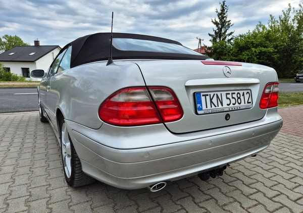Mercedes-Benz CLK cena 21900 przebieg: 215283, rok produkcji 2002 z Końskie małe 254
